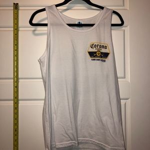 White "Corona" Tank Top